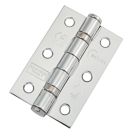 Eclipse Eclipse Polished Chrome Grade 7 Fire Rated Door Ball Bearing Hinges 76mm x 51mm 20 Pack