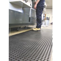 COBA Unimat Anti-Slip Floor Mat Black 5m x 1m x 10mm