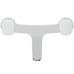 Ideal Standard Ceraflex Chrome 143mm Deck Mounted Lever 2 Tap Holes Bath Mixer Tap