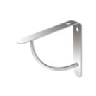 Essentials Cove Shelf Brackets Chrome 180mm x 180mm 4 Pack