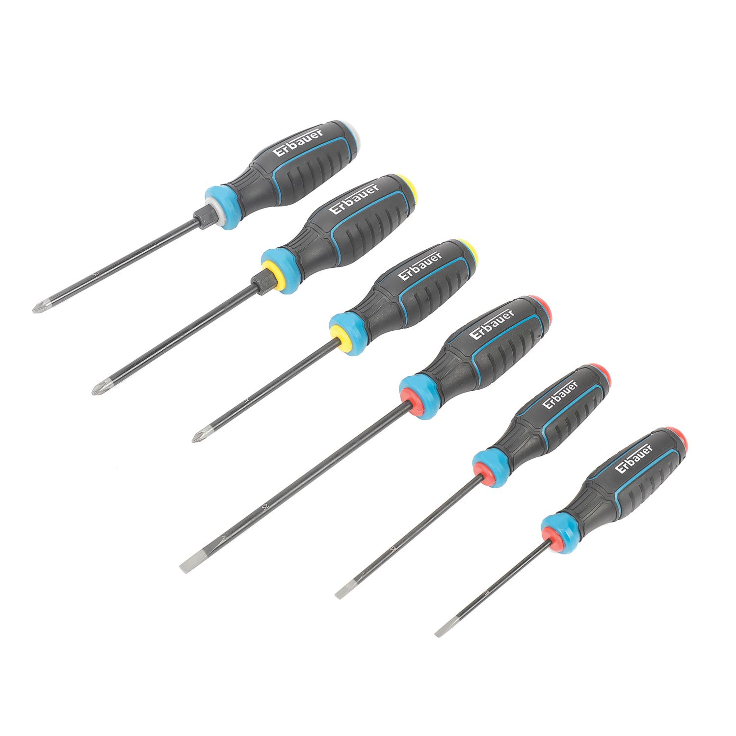 Erbauer Mixed Screwdriver Set 6 Pieces (211XH)