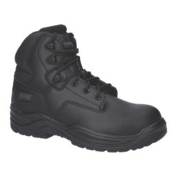 Magnum Precision Sitemaster CT CP Vegan Uniform Size 14  Black Water-Resistant  Safety Boots