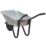 Walsall Professional Pneumatic Wheels Wheelbarrow Galvanised 120Ltr