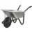 Walsall Professional Pneumatic Wheels Wheelbarrow Galvanised 120Ltr