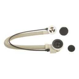 Flomasta Bath Waste Matt Black