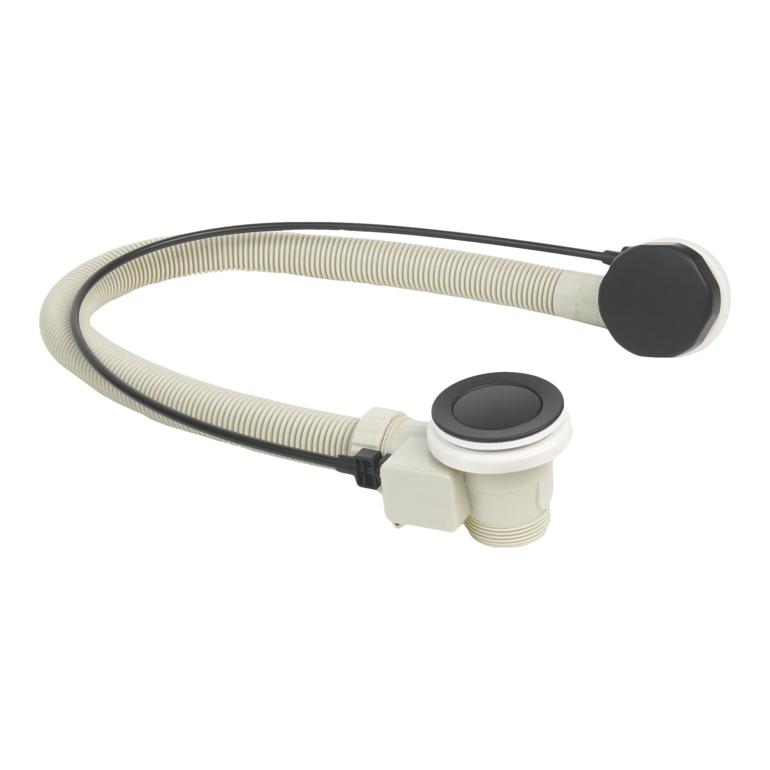 Flomasta Bath Waste Matt Black (211YX)