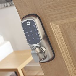 Yale Keyless Connected Smart Door Lock Polished Chrome - Screwfix