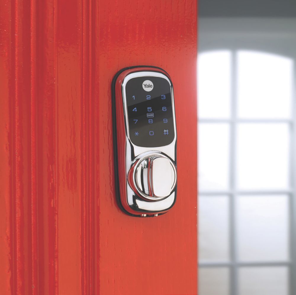 Yale Keyless Connected Smart Door Lock Polished Chrome - Screwfix