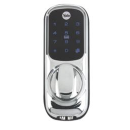 Yale Keyless Connected Smart Door Lock Polished Chrome - Screwfix