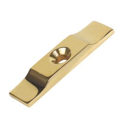 Essentials Turn Button Cabinet Catches Brass 38mm x 9mm 10 Pack