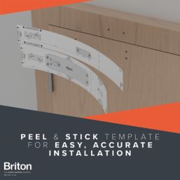 Briton 1110 Fire Rated Overhead Door Closer Silver