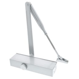 Briton 1110 Fire Rated Overhead Door Closer Silver