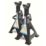 Hilka Pro-Craft 3 Tonne Ratchet Axle Stands