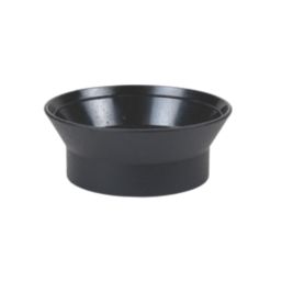 FloPlast Cast Iron Effect Solvent Weld Weathering Collar Black 110mm