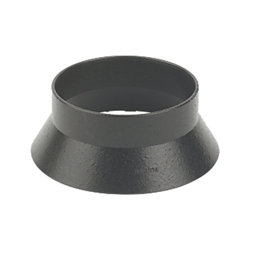 FloPlast Cast Iron Effect Solvent Weld Weathering Collar Black 110mm