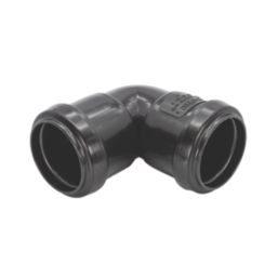 FloPlast Push-Fit Bend Black 90° 32mm