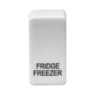 Knightsbridge 'FRIDGE/FREEZER' Switch Cover White