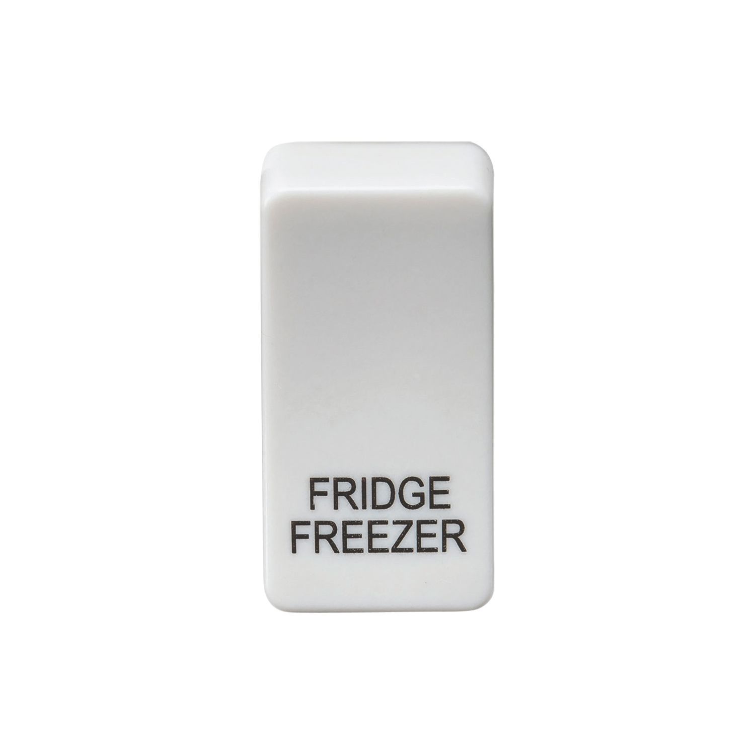 Knightsbridge 'FRIDGE/FREEZER' Switch Cover White (212CT)