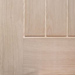 Unfinished Oak Wooden Cottage Internal Door 1981mm x 686mm