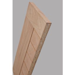 Unfinished Oak Wooden Cottage Internal Door 1981mm x 686mm