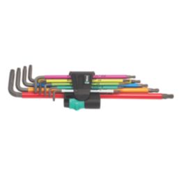 Wera 967/9 TX XL Multicolour 1 Metric & TX Long L-Key Set 9 Pcs