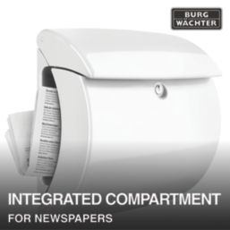 Burg-Wachter  Piano Post Box White Gloss