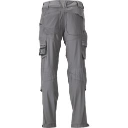 Mascot Customized Work Trousers Stone Grey 36.5" W 32" L