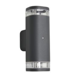 Zinc EOS Outdoor Wall Light With Photocell Anthracite