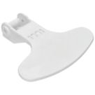 Electruepart DOR9483  Washing Machine White Door Handle
