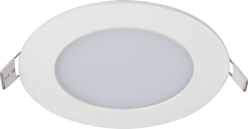 Luceco ECO Circular Fixed  LED Low Profile Slimline Downlight White 6W 420lm