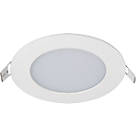 Luceco ECO Circular Fixed  LED Low Profile Slimline Downlight White 6W 420lm