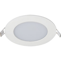 Luceco ECO Circular Fixed  LED Low Profile Slimline Downlight White 6W 420lm