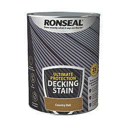 Ronseal Ultimate Protection Decking Stain Country Oak 5Ltr