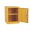 Barton  1-Shelf Hazardous Substance Cabinet Yellow 457mm x 457mm x 609mm