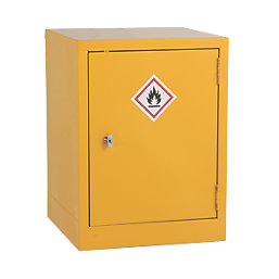 Barton  1-Shelf Hazardous Substance Cabinet Yellow 457mm x 457mm x 609mm