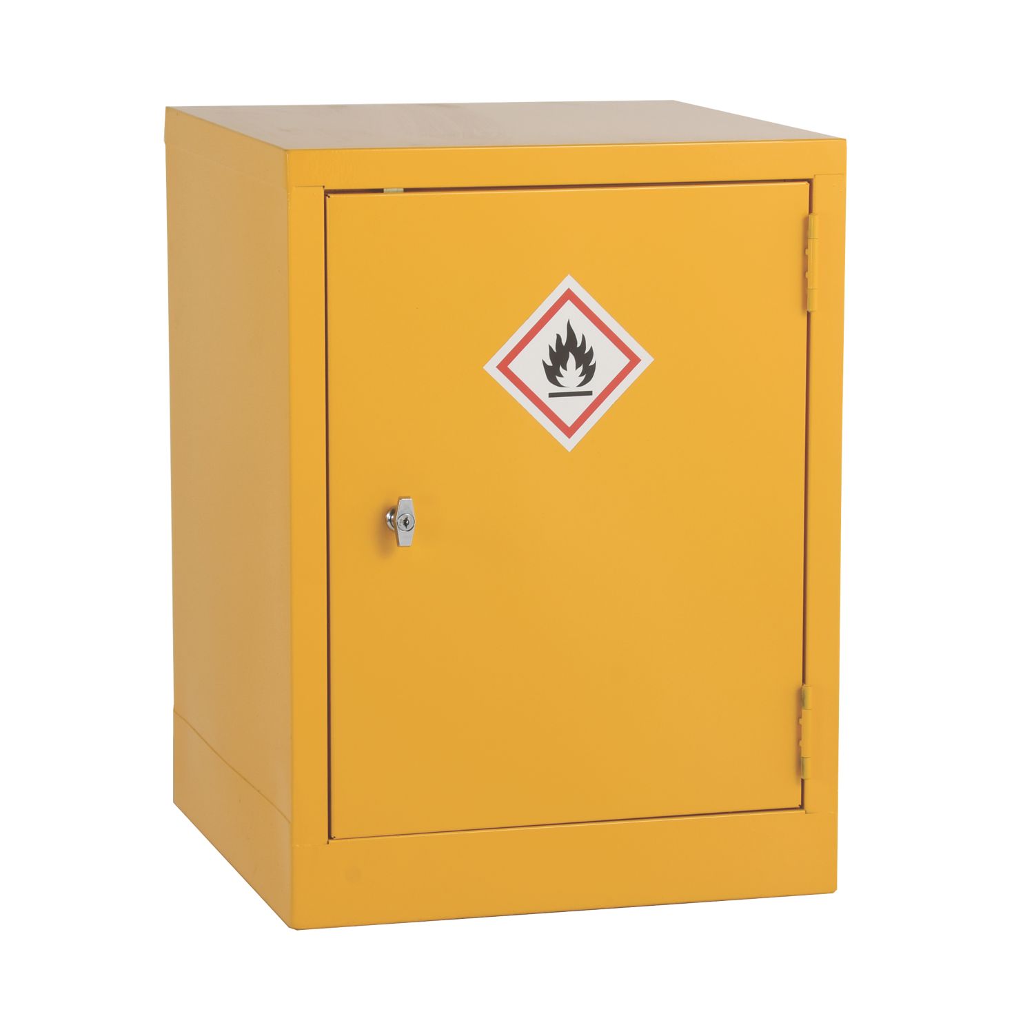 Barton 1-Shelf Hazardous Substance Cabinet Yellow 457mm x 457mm x 609mm (212VV)