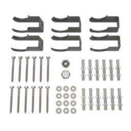 Azur 600mm x 1190mm 5076BTU Anthracite Horizontal 3 Column Radiator