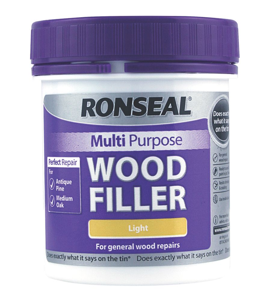 Ronseal Multipurpose Wood Filler Light 250g Screwfix