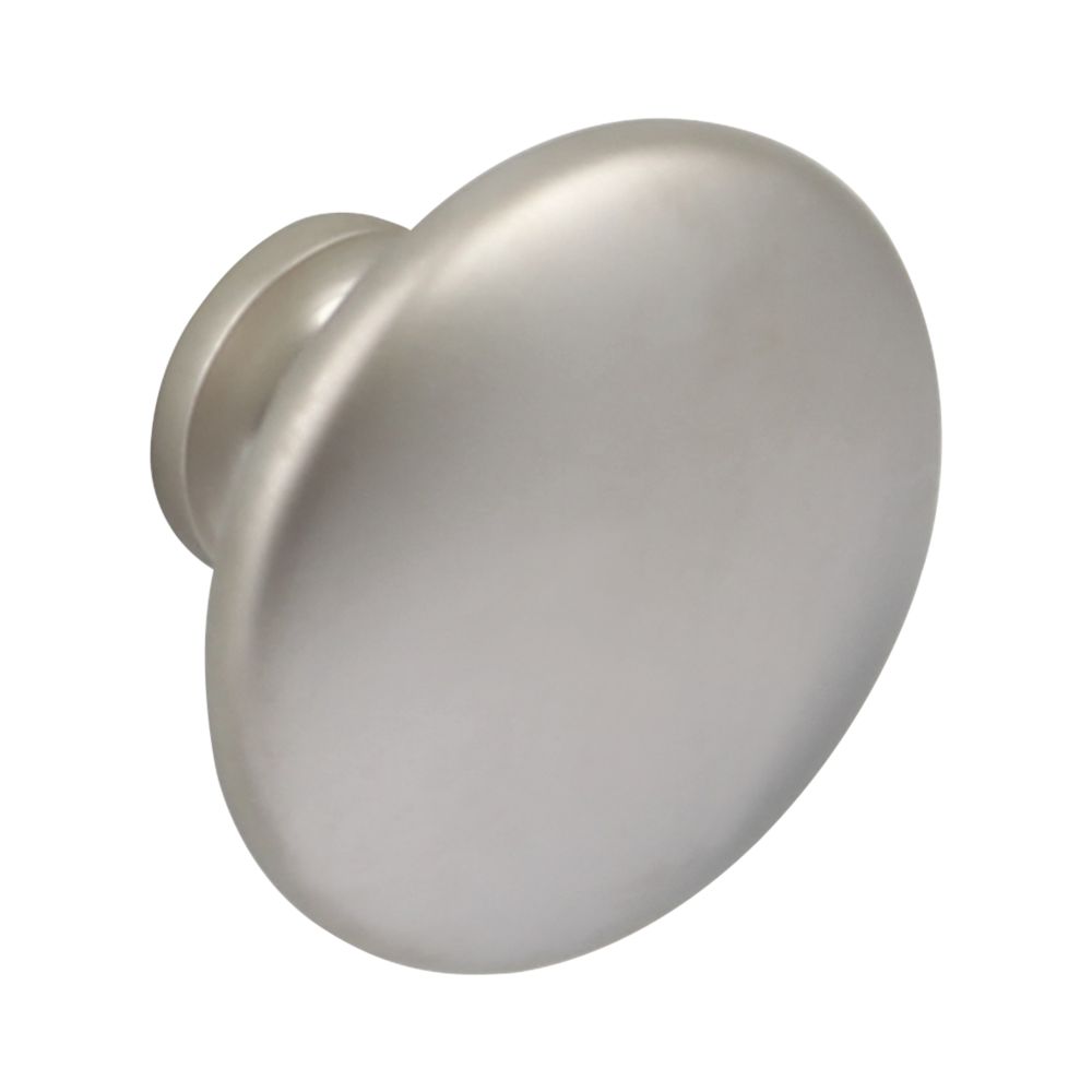 Hafele Modern Cabinet Knob Matt Nickel 34mm - Screwfix