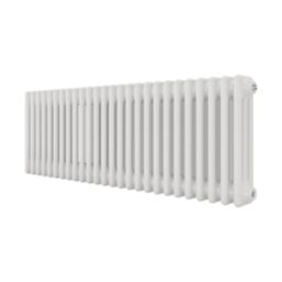 Azur 400mm x 1190mm 3583BTU White Horizontal 3 Column Radiator