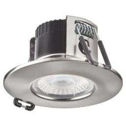 Collingwood DT4 Fixed  Fire Rated LED Downlight Brushed Steel 4.6W 460lm