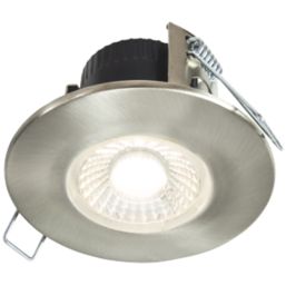 Collingwood DT4 Fixed  Fire Rated LED Downlight Brushed Steel 4.6W 460lm