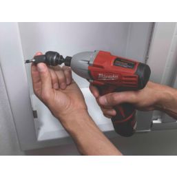 Milwaukee Shockwave 1/4" Hex Shank Mixed Screwdriver Bit Set with Knuckle Attachment 11 Pieces