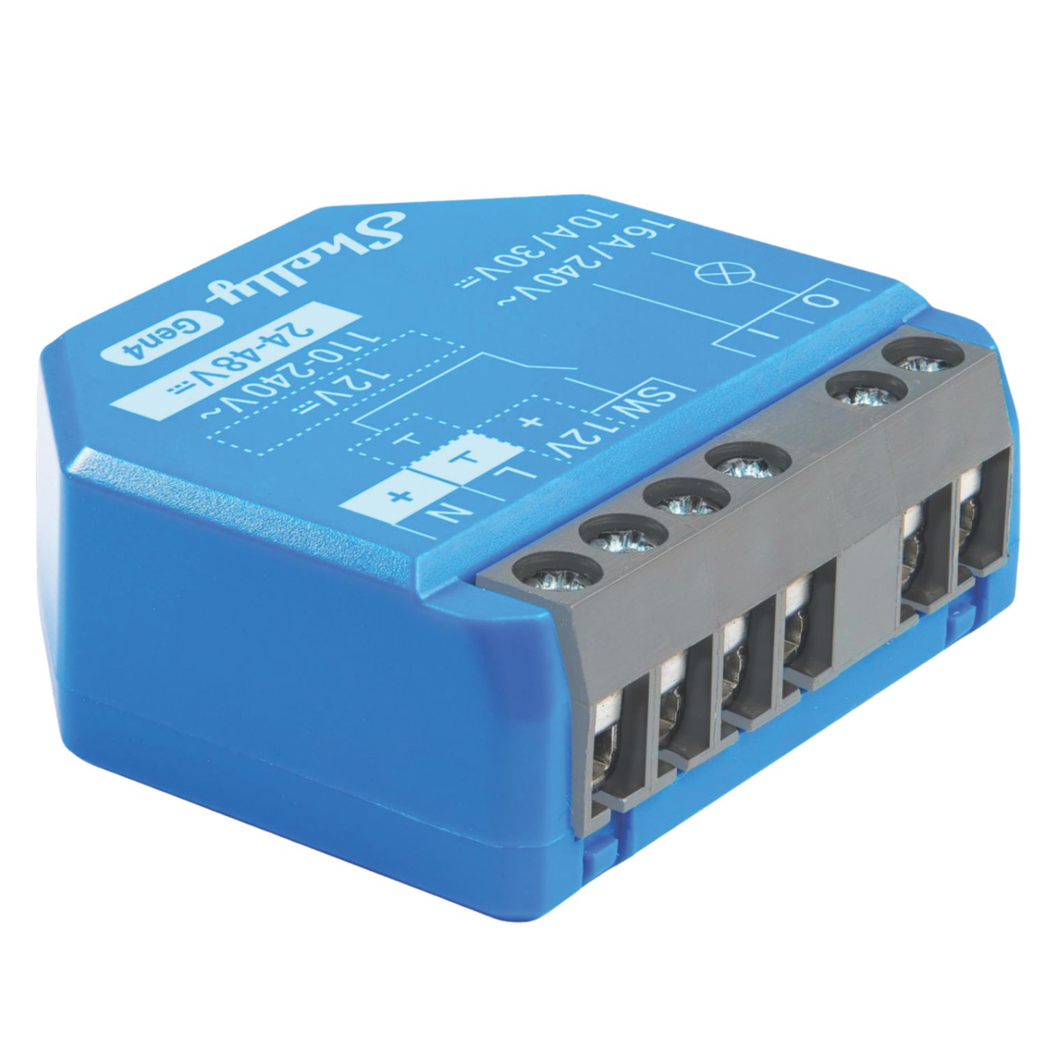 Shelly 1-GEN4 Smart Switch with WiFi & Zigbee 16A (213EU)