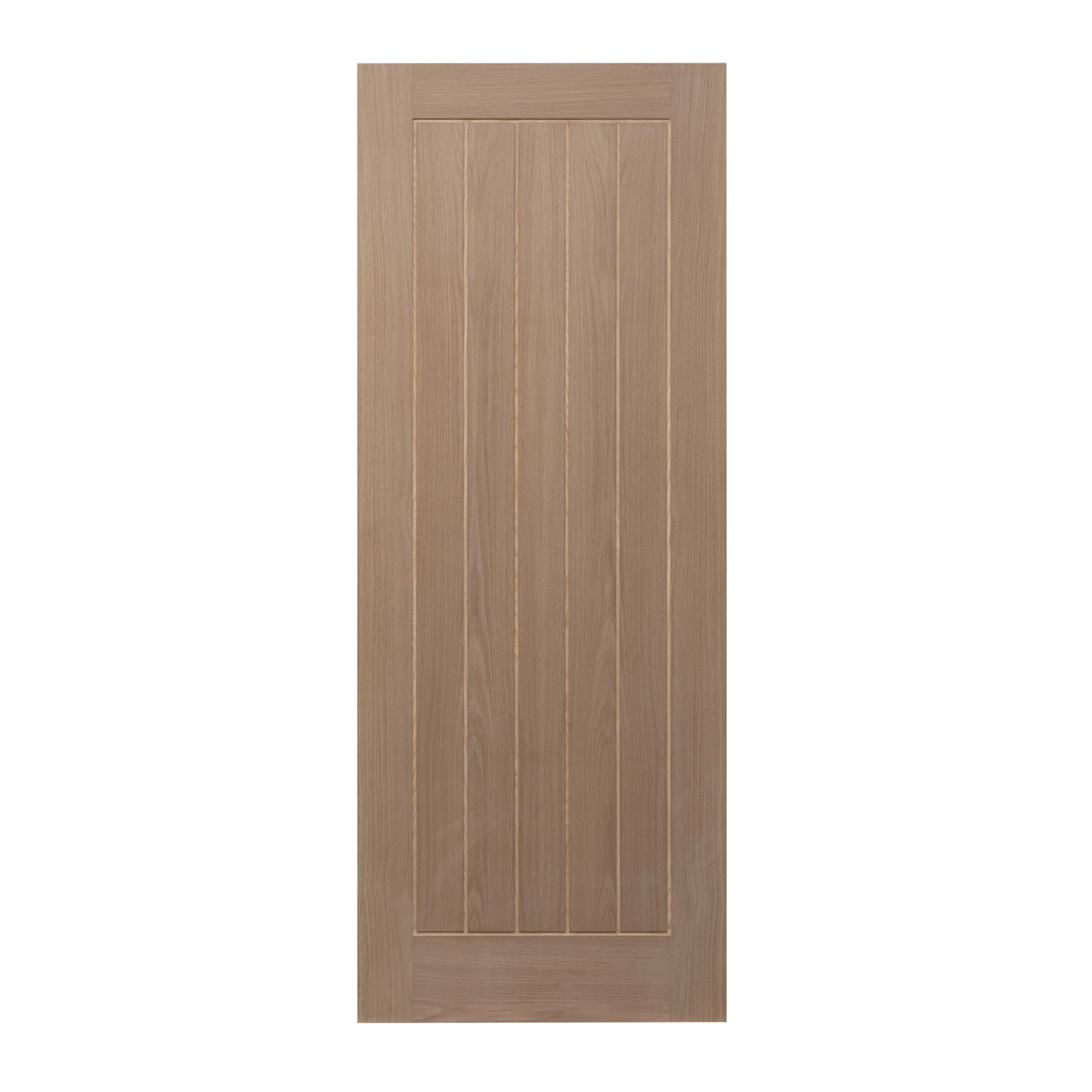 Unfinished Oak Wooden Cottage Internal Fire Door 1981mm x 686mm (213FA)