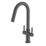 Clearwater Topaz J-Spout Monobloc Mixer Tap Matt Black