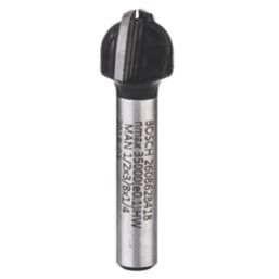 Bosch  1/4" Shank Double-Flute Rounding-Over Standard for Wood Core Box Bit 12.7mm x 9.2mm