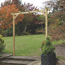 Forest Hanbury 7' x 7' (Nominal) Timber Arch