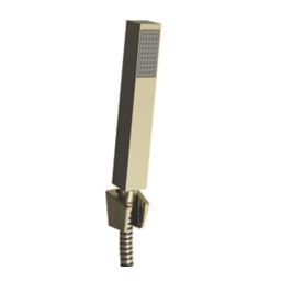 ETAL Kinlin Brushed Brass 143mm Deck Mounted Dual Control Manual Shower Mixer Tap