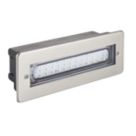 Masterlite  Outdoor LED Brick Light Brushed Stainless Steel 4.3W 280lm